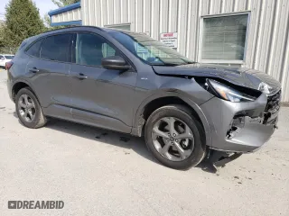 2024 Ford Escape ST-Line with VIN 1FMCU9MN9RUA25394, listed as a Copart auction lot 53890715 with 22,614 mi miles and Clean Title. Bid and sale history available at carsss.com. Image 4.