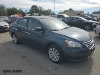 2015 Nissan Sentra S with VIN 3N1AB7AP0FY294147, listed as a Copart auction lot 75941534 with 64,679 mi miles and Salvage Title. Bid and sale history available at carsss.com. Image 4.