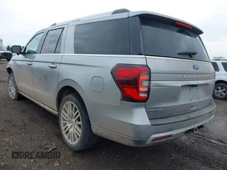 2023 Ford Expedition Max Limited with VIN 1FMJK2A87PEA48229, listed as a IAAI auction lot 42170928 with 76,764 mi miles and . Bid and sale history available at DreamBid. Image 3.