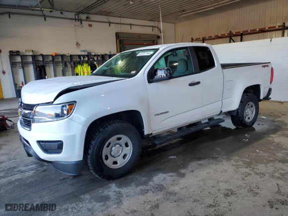 2019 Chevrolet Colorado 4WD Work Truck with VIN 1GCHTBEN0K1350087, listed as a Copart auction lot 83787144 with 64,799 mi miles and Salvage Title. Bid and sale history available at carsss.com. Image 1.