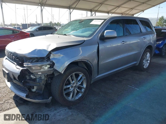 2021 Dodge Durango GT Plus with VIN 1C4RDJDG1MC602421, listed as a IAAI auction lot 40824460 with 121,535 mi miles and . Bid and sale history available at DreamBid. Image 17.