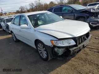 2009 Hyundai Azera GLS with VIN KMHFC46D89A359117, listed as a Copart auction lot 78143864 with 105,666 mi miles and Salvage Title. Bid and sale history available at carsss.com. Image 4.
