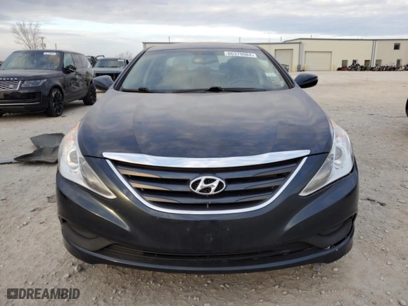 2014 Hyundai Sonata GLS with VIN 5NPEB4ACXEH829183, listed as a Copart auction lot 86379984 with 0 mi miles and Salvage Title. Bid and sale history available at carsss.com. Image 5.