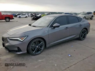 2023 Acura Integra w/A-Spec Package with VIN 19UDE4H3XPA002708, listed as a Copart auction lot 58088375 with 72,508 mi miles and Salvage title. Bid and sale history available at DreamBid. Image 1.