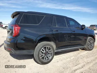2023 GMC Yukon AT4 with VIN 1GKS2CKD3PR104271, listed as a Copart auction lot 86641834 with 25,636 mi miles and Salvage Title. Bid and sale history available at carsss.com. Image 3.