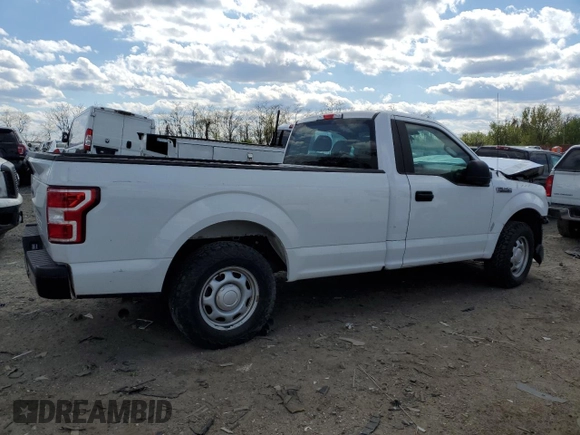 2019 Ford F-150 XL with VIN 1FTMF1CB3KKD32329, listed as a Copart auction lot 49386435 with 219,055 mi miles and Salvage Title. Bid and sale history available at carsss.com. Image 3.