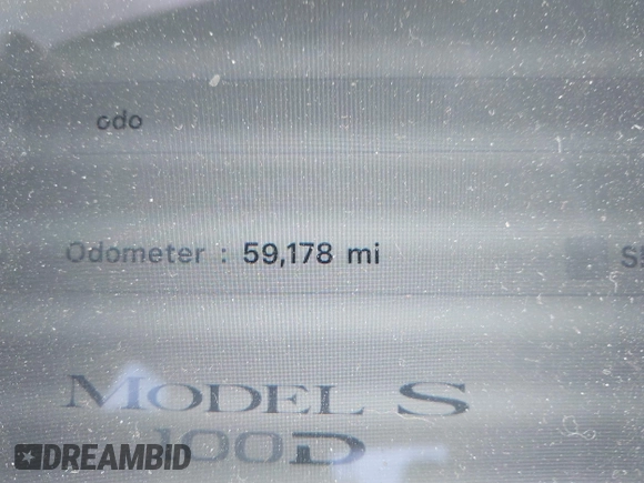 2019 Tesla Model S 75D with VIN 5YJSA1E22KF300407, listed as a IAAI auction lot 40034839 with 59,178 mi miles and . Bid and sale history available at DreamBid. Image 14.