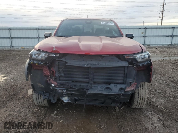 2023 Chevrolet Colorado 4WD Trail Boss with VIN 1GCPTEEK6P1199007, listed as a Copart auction lot 81426374 with Not Provided miles and Salvage Title. Bid and sale history available at carsss.com. Image 5.