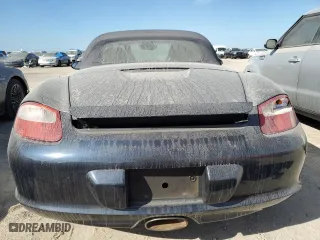 2007 Porsche Boxster with VIN WP0CA29897U710421, listed as a Copart auction lot 75128024 with 0 mi miles and Salvage Title. Bid and sale history available at carsss.com. Image 6.