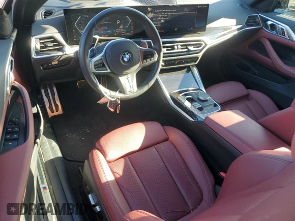 2024 BMW 4 Series 430i xDrive with VIN WBA43AT01RCP28302, listed as a Copart auction lot 82174584 with 11,235 mi miles and Salvage Title. Bid and sale history available at carsss.com. Image 8.