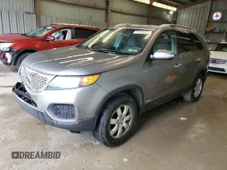 2013 Kia Sorento LX with VIN 5XYKTDA23DG420701, listed as a Copart auction lot 63235625 with 180,322 mi miles and Salvage title. Bid and sale history available at DreamBid. Image 1.