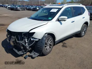 2016 Nissan Rogue SL with VIN 5N1AT2MV0GC755778, listed as a IAAI auction lot 42042335 with 201,371 mi miles and . Bid and sale history available at DreamBid. Image 6.