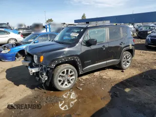 2017 Jeep Renegade Latitude with VIN ZACCJBBB8HPF56387, listed as a Copart auction lot 49478395 with 76,377 mi miles and Salvage title. Bid and sale history available at DreamBid. Image 1.