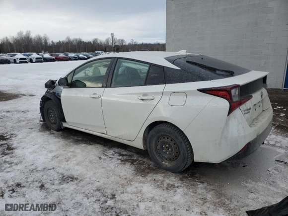 2019 Toyota Prius LE with VIN JTDL9RFU6K3004069, listed as a Copart auction lot 89256535 with 109,480 mi miles and Salvage Title. Bid and sale history available at carsss.com. Image 2.