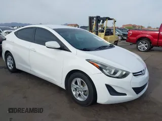 2014 Hyundai Elantra SE with VIN 5NPDH4AE1EH470964, listed as a IAAI auction lot 41916840 with 124,186 mi miles and . Bid and sale history available at DreamBid. Image 1.