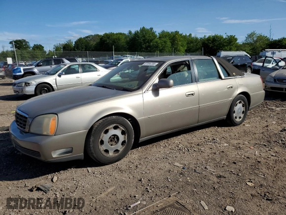 2001 Cadillac DeVille DHS z VIN 1G6KE57Y21U250470, wystawiony jako Copart lot #57334785 z przebiegiem 66 703 mil mil oraz Tytuł czysty. Historia ofert i sprzedaży dostępna na DreamBid. Obrazek 1.