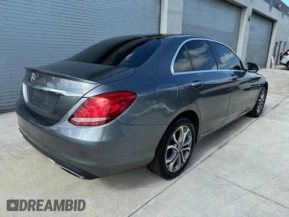 2017 Mercedes-Benz C 300 with VIN 55SWF4KB4HU214841, listed as a Copart auction lot 79217704 with 162,210 mi miles and Salvage Title. Bid and sale history available at DreamBid. Image 3.