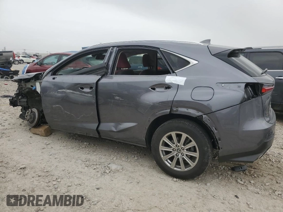 2021 Lexus NX 300 with VIN JTJDARBZ7M2198839, listed as a Copart auction lot 50611465 with 27,412 mi miles and Salvage title. Bid and sale history available at DreamBid. Image 2.