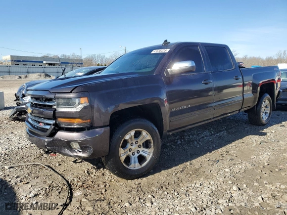 2016 Chevrolet Silverado 1500 LT with VIN 3GCUKREC1GG113738, listed as a Copart auction lot 43536235 with 192,763 mi miles and Salvage Title. Bid and sale history available at carsss.com. Image 1.