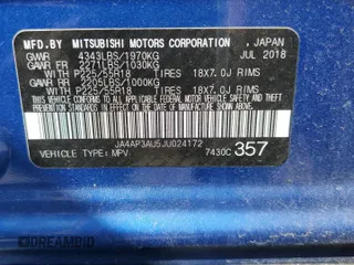 2018 Mitsubishi Outlander ES with VIN JA4AP3AU5JU024172, listed as a Copart auction lot 51807585 with 86,580 mi miles and Salvage title. Bid and sale history available at DreamBid. Image 13.