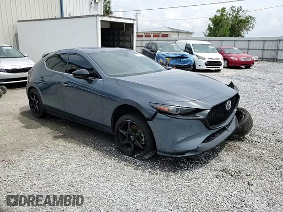 2021 Mazda 3 Premium Plus with VIN JM1BPBNY8M1348692, listed as a Copart auction lot 55781945 with 35,110 mi miles and Salvage Title. Bid and sale history available at DreamBid. Image 14.