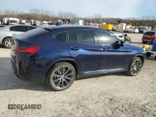2023 BMW X4 M40i with VIN 5UX43DT06P9R01258, listed as a Copart auction lot 41738674 with 8,184 mi miles and Salvage Title. Bid and sale history available at carsss.com. Image 3.