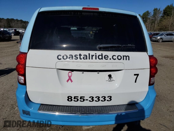2017 Dodge Grand Caravan SE z VIN 2C4RDGBG5HR646618, wystawiony jako Copart lot #60574625 z przebiegiem 176 304 mil mil oraz Czysty tytuł • Clean title. Historia ofert i sprzedaży dostępna na DreamBid. Obrazek 6.