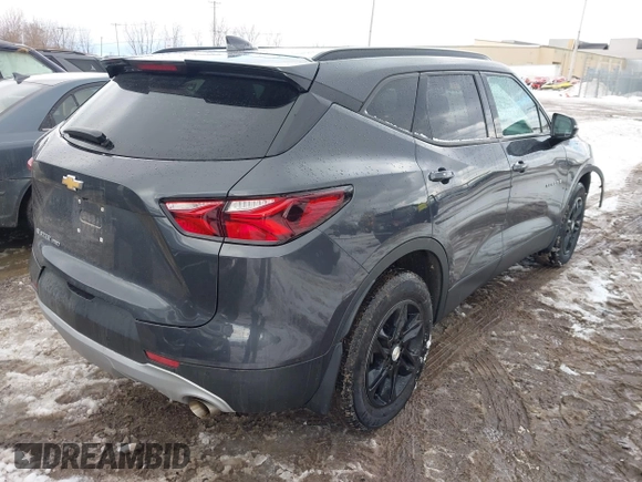2021 Chevrolet Blazer LT z VIN 3GNKBHR48MS547322, wystawiony jako IAAI lot #41329653 z przebiegiem 82 867 mil mil oraz . Historia ofert i sprzedaży dostępna na DreamBid. Obrazek 4.