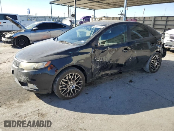 2012 Kia Forte SX with VIN KNAFW4A33C5595200, listed as a Copart auction lot 43067825 with 147,022 mi miles and Salvage Title. Bid and sale history available at carsss.com. Image 1.