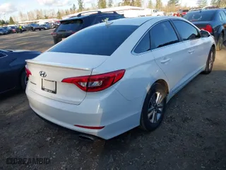 2017 Hyundai Sonata SE with VIN 5NPE24AF6HH451555, listed as a IAAI auction lot 41740859 with 133,182 mi miles. Bid and sale history available at carsss.com. Image 4.