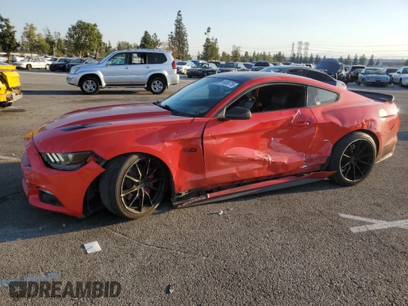 2016 Ford Mustang GT with VIN 1FA6P8CF5G5230978, listed as a Copart auction lot 88358715 with 91,047 mi miles and Salvage Title. Bid and sale history available at carsss.com. Image 1.