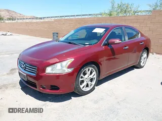 2013 Nissan Maxima S with VIN 1N4AA5AP5DC836150, listed as a IAAI auction lot 42709973 with 215,147 mi miles and . Bid and sale history available at DreamBid. Image 2.