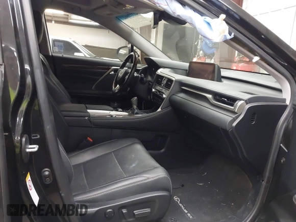 2018 Lexus RX with VIN JTJGZKCA2J2004185, listed as a IAAI auction lot 41773902 with 52,988 mi miles. Bid and sale history available at carsss.com. Image 5.