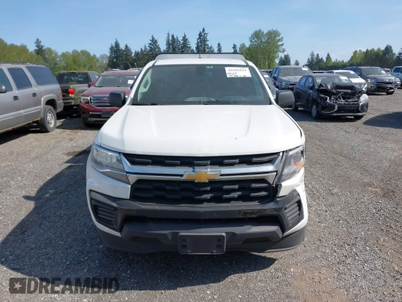 2021 Chevrolet Colorado 2WD Work Truck with VIN 1GCHSBEN2M1105829, listed as a IAAI auction lot 42105824 with 120,799 mi miles. Bid and sale history available at carsss.com. Image 12.