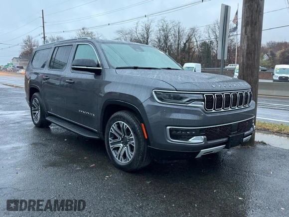 2023 Jeep Wagoneer Series II with VIN 1C4SJSBP0PS540894, listed as a Copart auction lot 80395514 with 70,139 mi miles and Clean title. Bid and sale history available at DreamBid. Image 1.