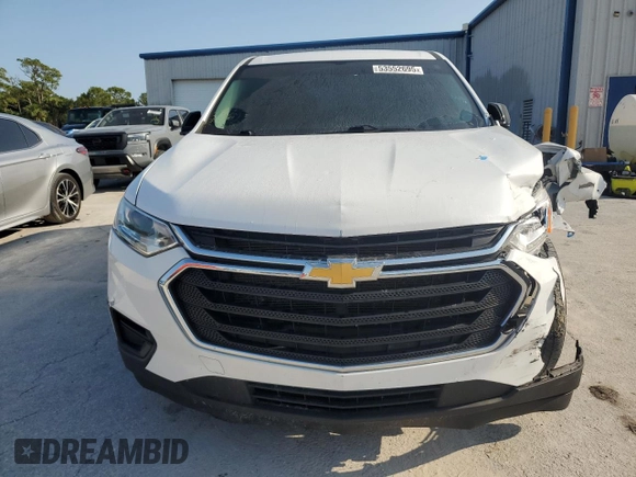 2020 Chevrolet Traverse LS z VIN 1GNERFKW7LJ106094, wystawiony jako Copart lot #53552695 z przebiegiem 92 236 mil mil oraz Szkoda całkowita • Salvage title. Historia ofert i sprzedaży dostępna na DreamBid. Obrazek 5.