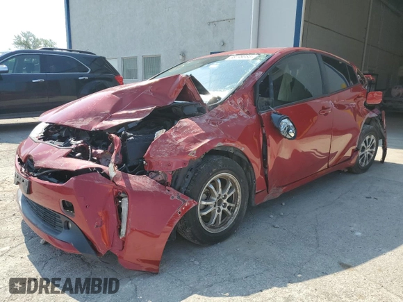 2019 Toyota Prius LE z VIN JTDL9RFU2K3006028, wystawiony jako Copart lot #58799885 z przebiegiem 152 765 mil mil oraz Szkoda całkowita • Salvage title. Historia ofert i sprzedaży dostępna na DreamBid. Obrazek 1.
