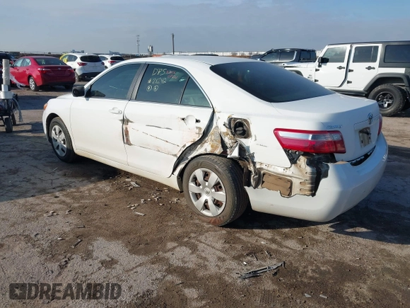 2008 Toyota Camry LE with VIN 4T4BE46K18R013792, listed as a IAAI auction lot 41581516 with 99,308 mi miles. Bid and sale history available at carsss.com. Image 3.