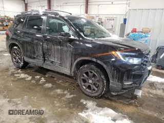2024 Honda Passport TrailSport z VIN 5FNYF8H67RB000522, wystawiony jako Copart lot #45747505 z przebiegiem 28 103 mil mil oraz Szkoda całkowita • Salvage title. Historia ofert i sprzedaży dostępna na DreamBid. Obrazek 4.