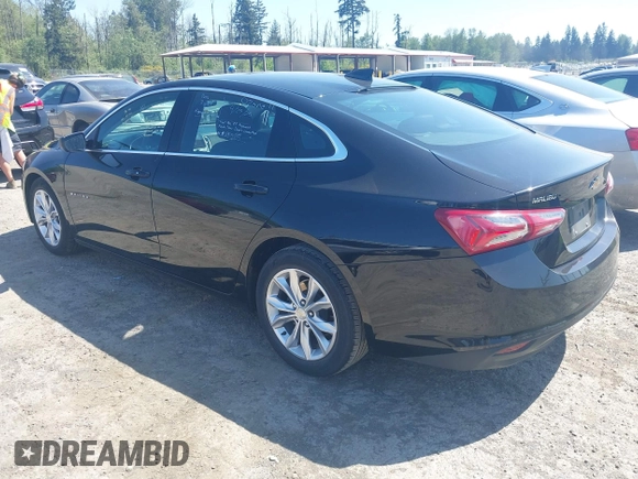 2022 Chevrolet Malibu LT with VIN 1G1ZD5ST2NF160832, listed as a IAAI auction lot 42170246 with 50,397 mi miles and . Bid and sale history available at DreamBid. Image 3.