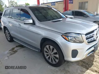 2017 Mercedes-Benz GLS 450 with VIN 4JGDF6EE2HA924335, listed as a IAAI auction lot 42553484 with 98,508 mi miles and . Bid and sale history available at DreamBid. Image 1.
