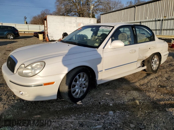 2003 Hyundai Sonata GLS with VIN KMHWF35H33A910342, listed as a Copart auction lot 42789435 with 127,344 mi miles and Salvage Title. Bid and sale history available at carsss.com. Image 1.