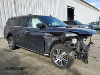 2022 Ford Expedition Max Limited with VIN 1FMJK2AT6NEA67226, listed as a Copart auction lot 44375595 with 24,685 mi miles and Clean title. Bid and sale history available at DreamBid. Image 4.