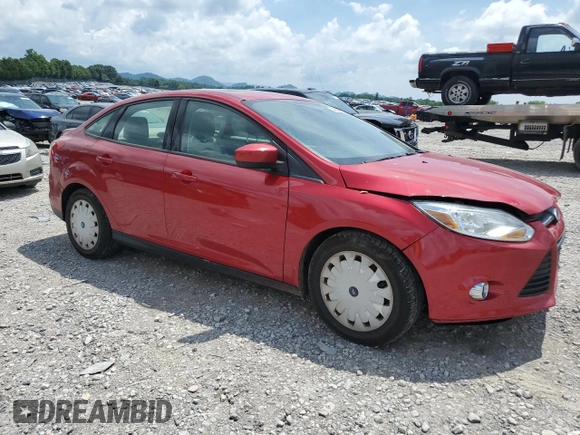 2012 Ford Focus SE with VIN 1FAHP3F29CL260334, listed as a Copart auction lot 60938445 with 166,806 mi miles and Salvage title. Bid and sale history available at DreamBid. Image 4.