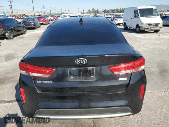 2018 Kia Optima Premium with VIN KNAGT4LE7J5020655, listed as a Copart auction lot 51988535 with 124,996 mi miles and Salvage Title. Bid and sale history available at carsss.com. Image 6.