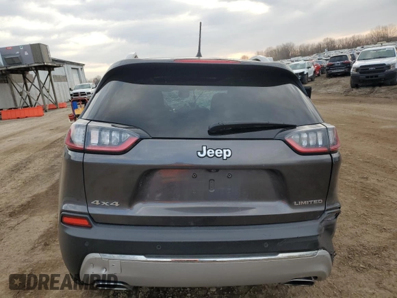 2019 Jeep Cherokee Limited z VIN 1C4PJMDX4KD268670, wystawiony jako Copart lot #49652705 z przebiegiem 113 248 mil mil oraz Czysty tytuł • Clean title. Historia ofert i sprzedaży dostępna na DreamBid. Obrazek 6.