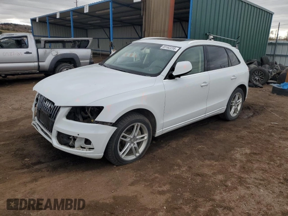 2015 Audi Q5 Premium Plus with VIN WA1CMAFP2FA125400, listed as a Copart auction lot 49182235 with 115,569 mi miles and Salvage title. Bid and sale history available at DreamBid. Image 1.