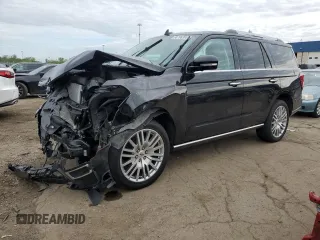 2024 Ford Expedition Limited with VIN 1FMJU2A86REA02985, listed as a Copart auction lot 58796305 with 5,127 mi miles and Salvage title. Bid and sale history available at DreamBid. Image 1.