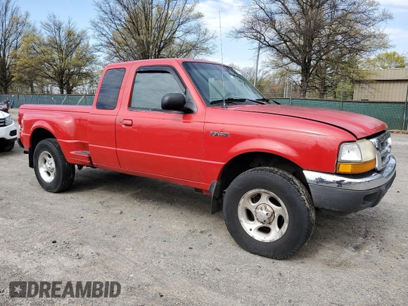 2000 Ford Ranger XL with VIN 1FTZR15VXYTA55671, listed as a Copart auction lot 52717625 with 90,678 mi miles and Clean Title. Bid and sale history available at carsss.com. Image 4.