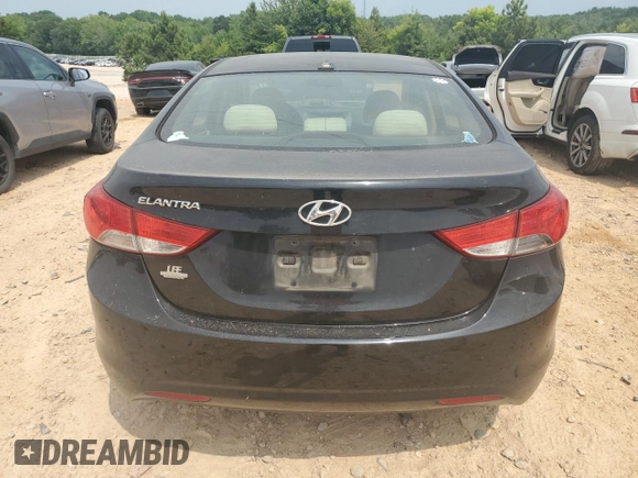 2013 Hyundai Elantra GLS with VIN 5NPDH4AE4DH204210, listed as a Copart auction lot 62301455 with 246,229 mi miles and Salvage title. Bid and sale history available at DreamBid. Image 6.